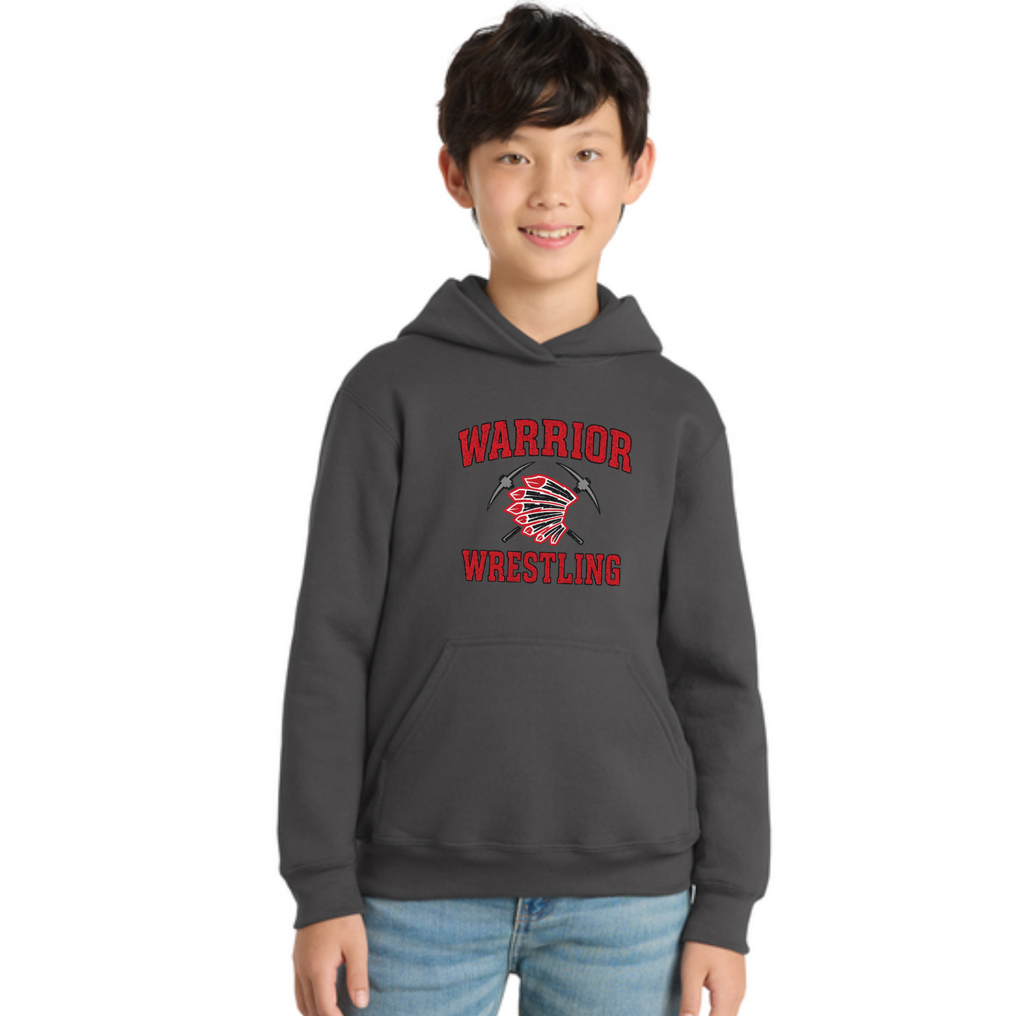 Warriors Wrestling hoodie Youth