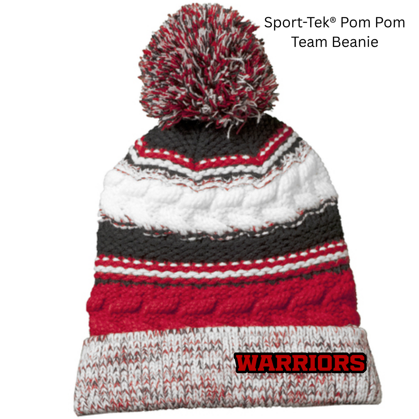 Warriors POM POM Winter Hat