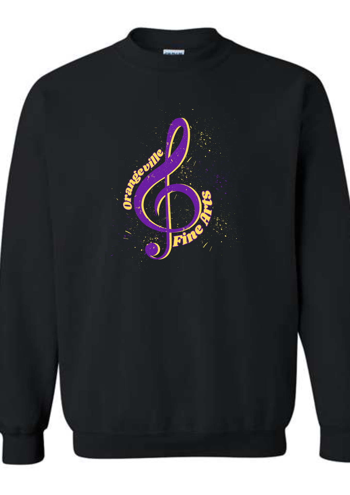 2024 Orangeville Fine Arts Purple and Gold Crew Neck Sweatshirt