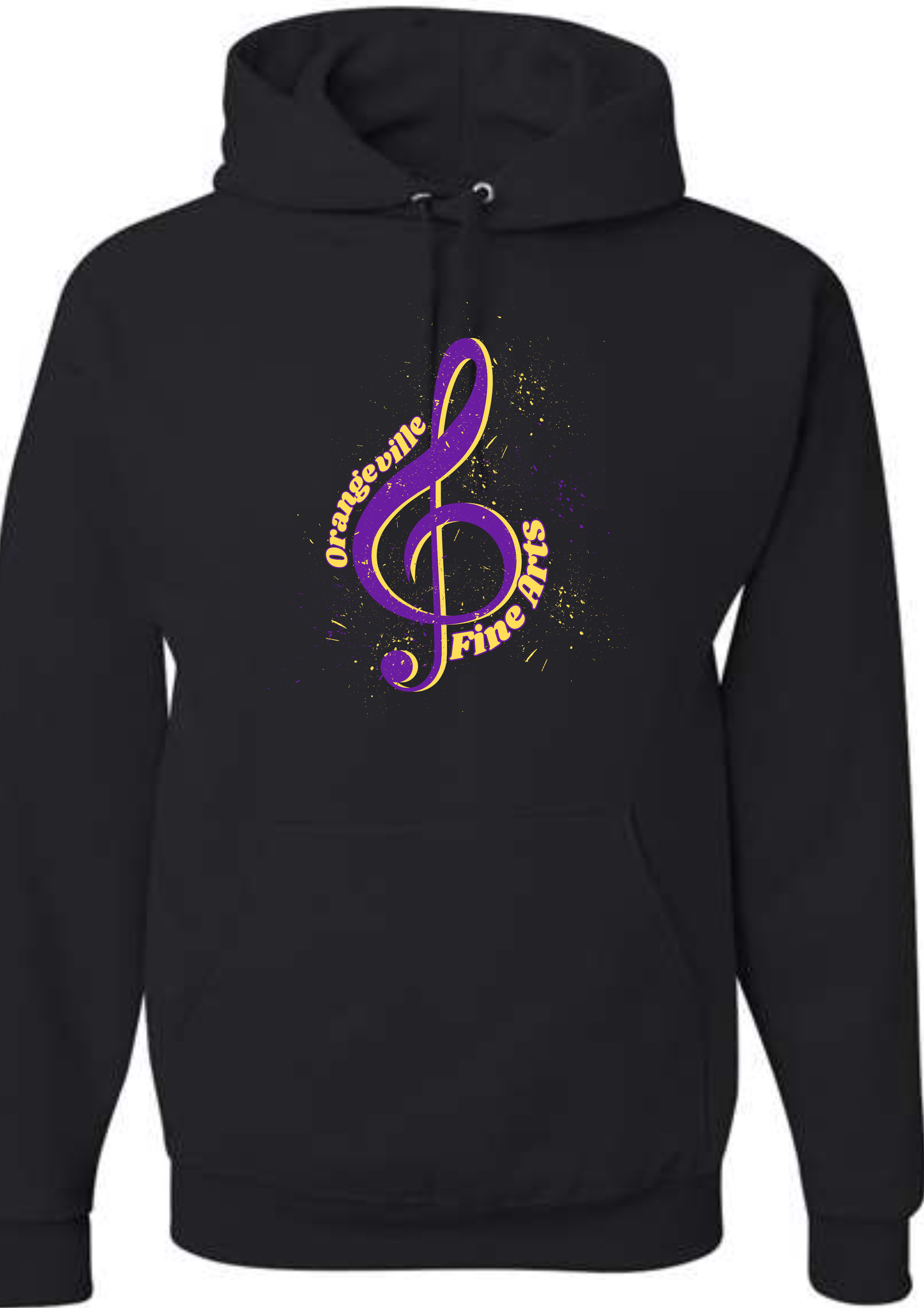 2024 Orangeville Fine Arts Purple and Gold Hoodie