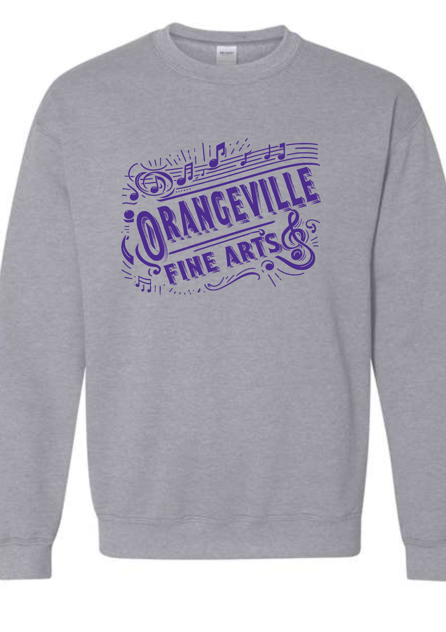 2024 Orangeville Fine Purple Rustic Crew Neck Sweatshirt