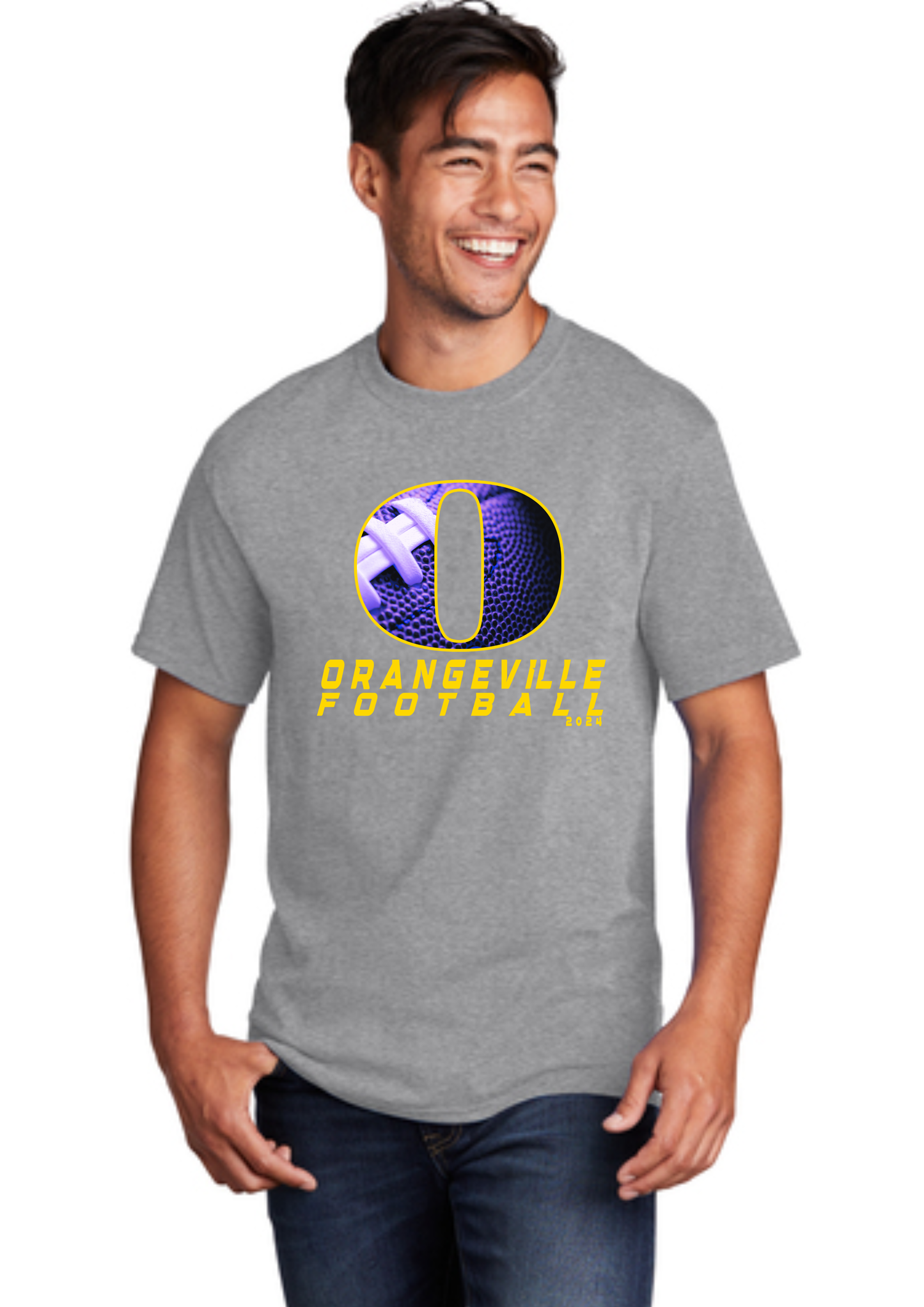 2024 Orangeville Bronco Football team shirt