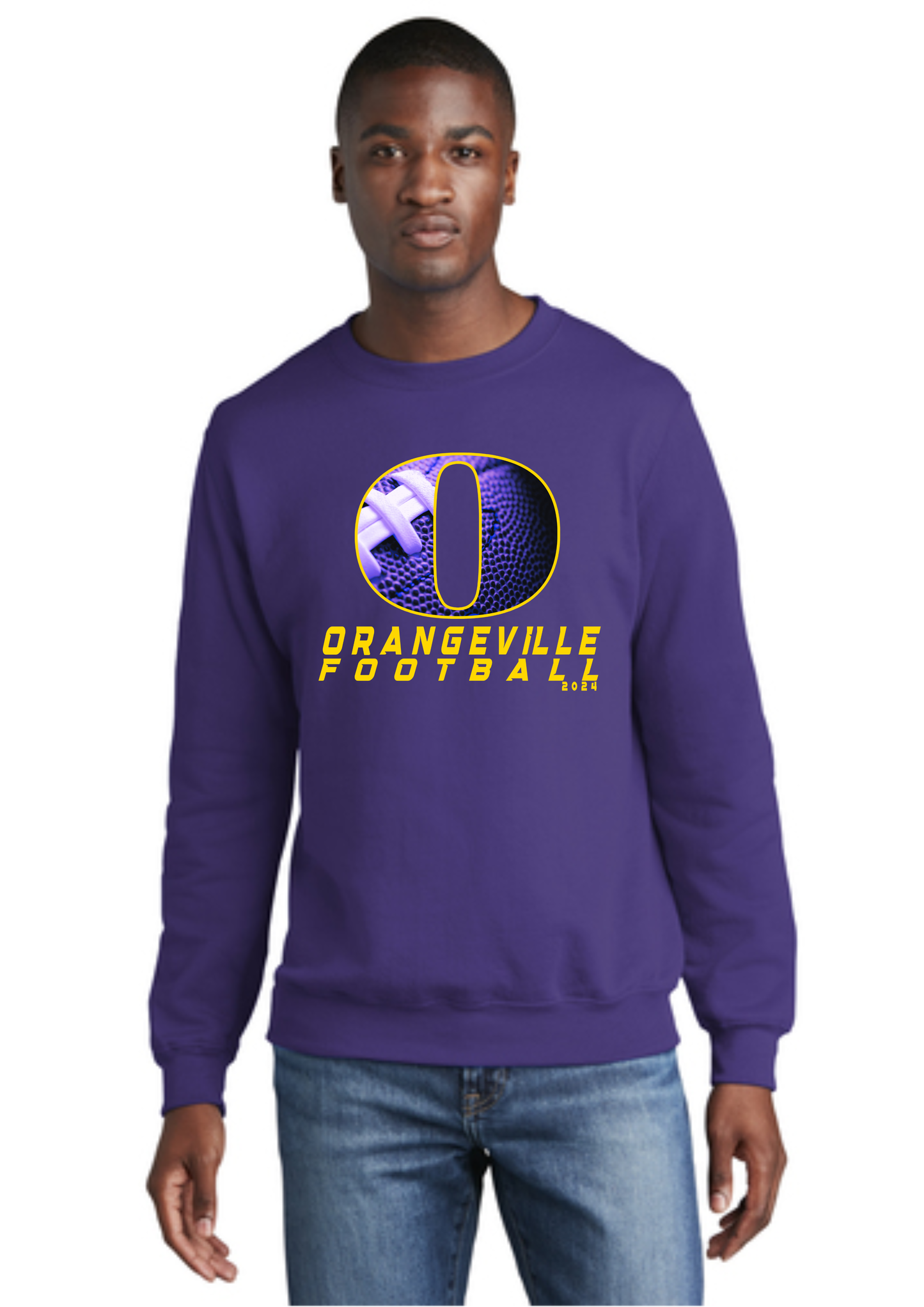 2024 Orangeville Bronco Football team shirt