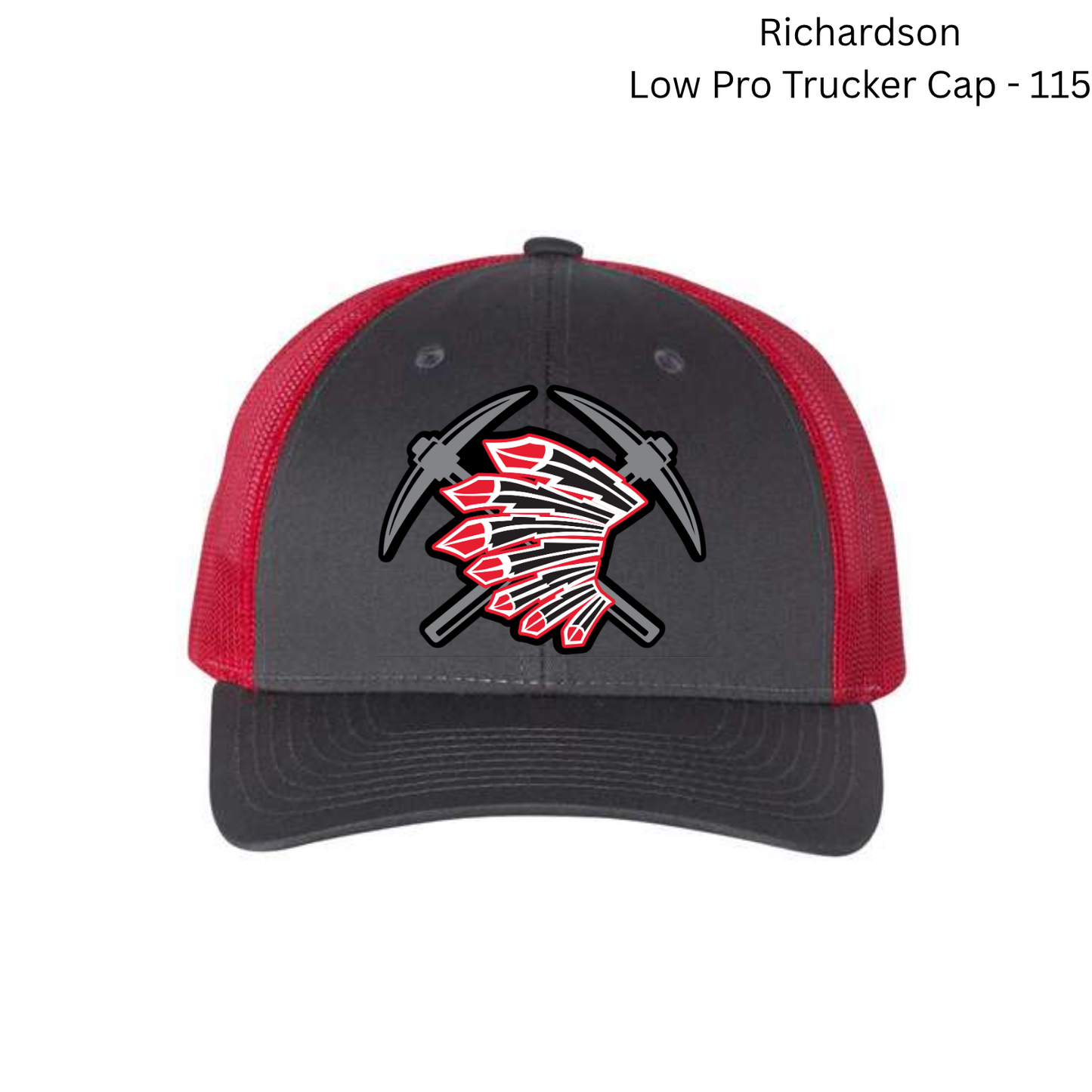 Richardson 115 Low Pro Trucker Cap – Warriors