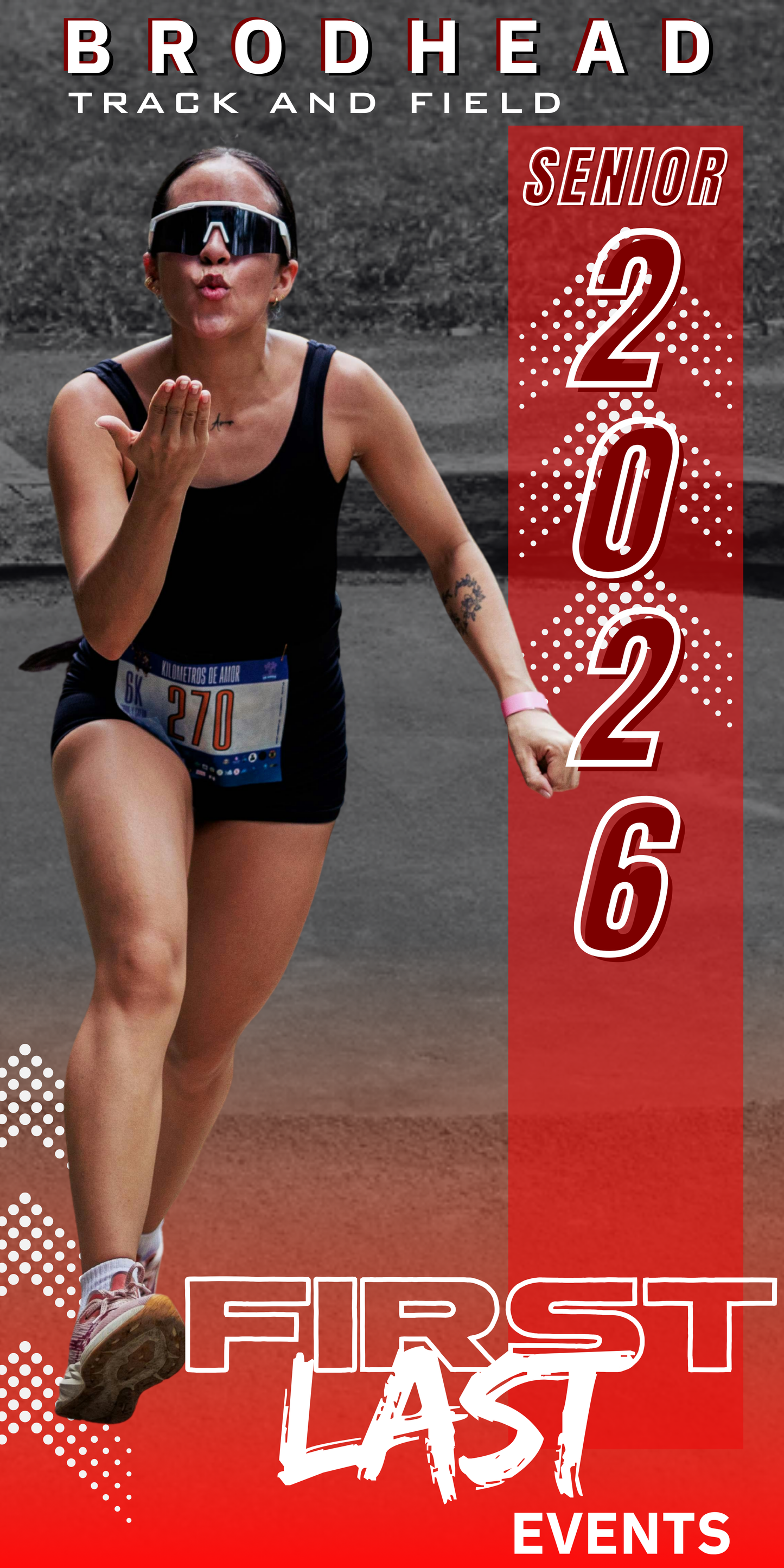 Brodhead Track and Field Senior Banner 2026