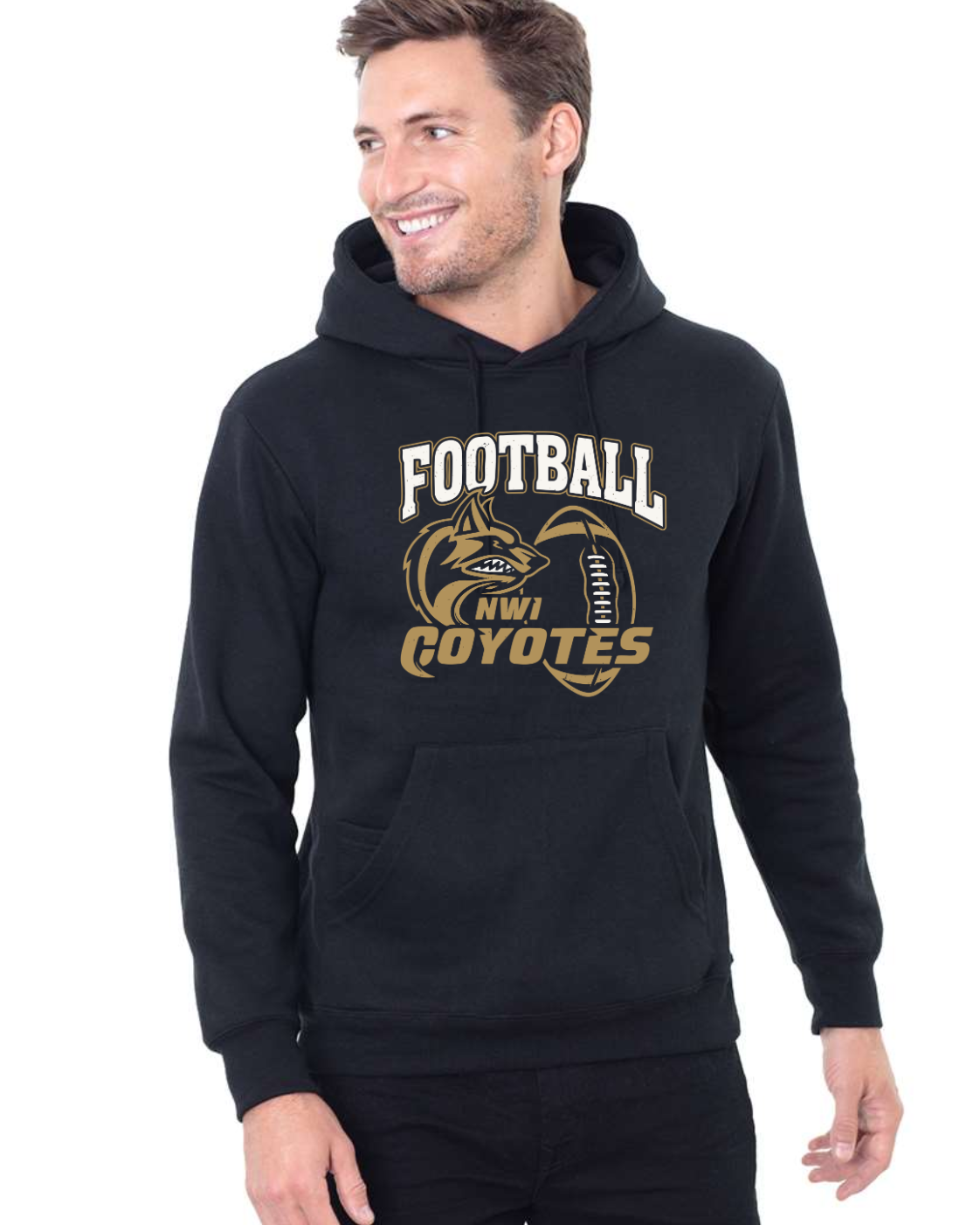 NWI Coyotes Gridiron Crest Sweatshirt