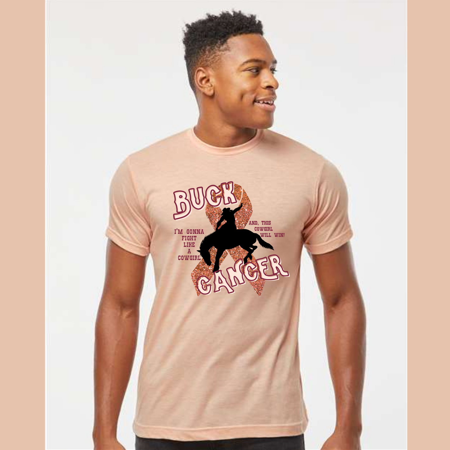 Buck Cancer- Peach