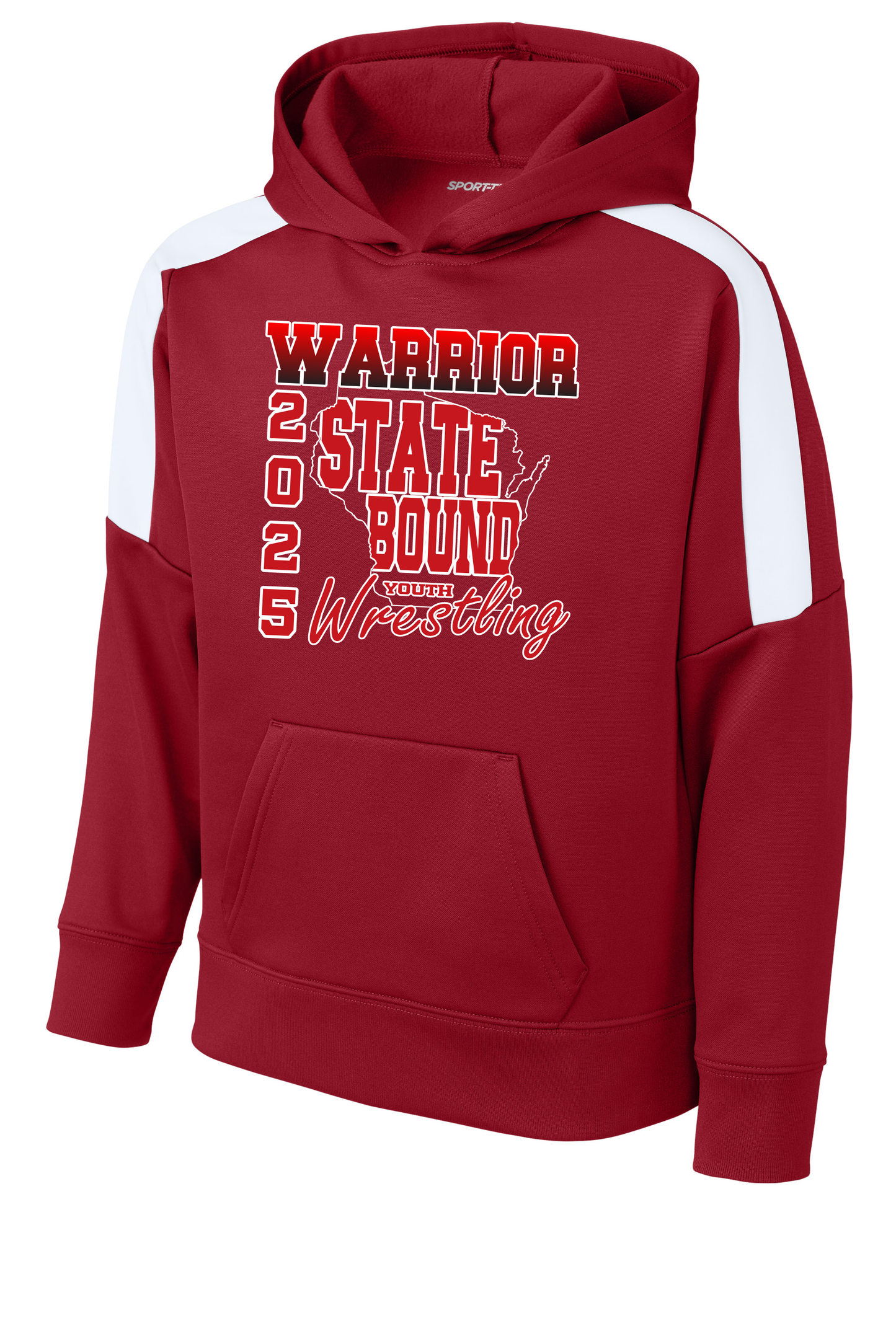 Warrior Youth Wrestling State Bound 2025- Hoodie- **Choose Store Pick\ LOCAL PICK-UP shirts will be delivered to practice (Copy)