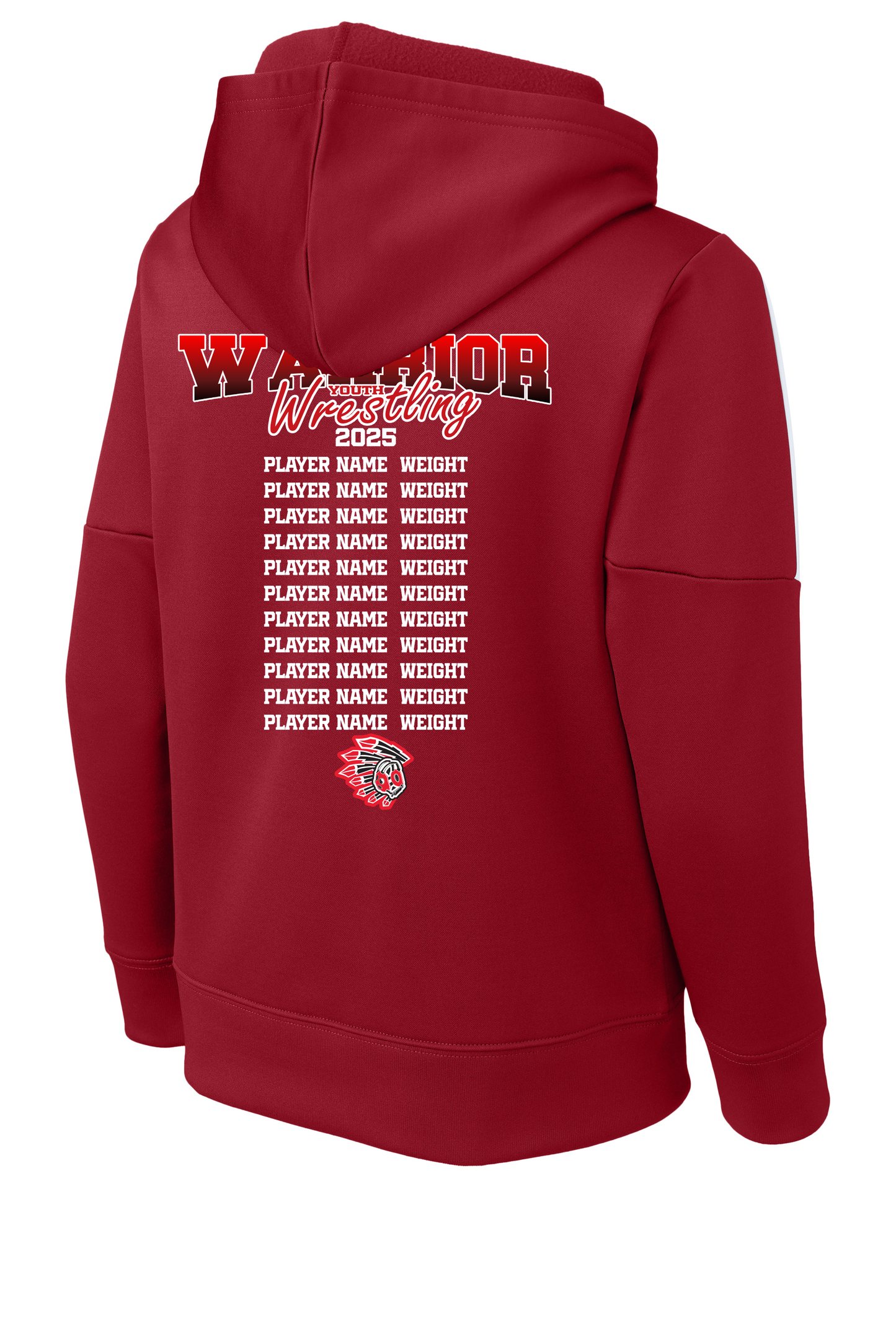 Warrior Youth Wrestling State Bound 2025- Hoodie- **Choose Store Pick\ LOCAL PICK-UP shirts will be delivered to practice (Copy)