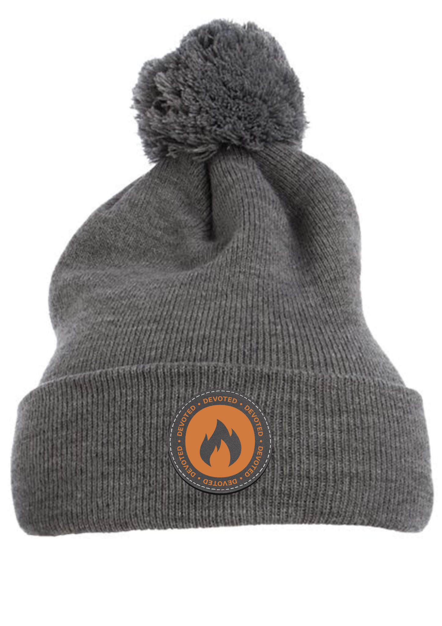 DEVOTED Pom-Pom Beanie