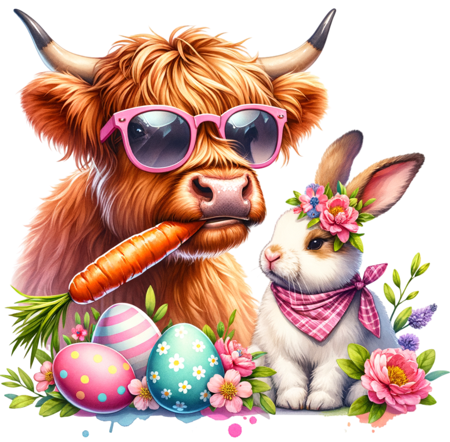 Highland Cow Easter