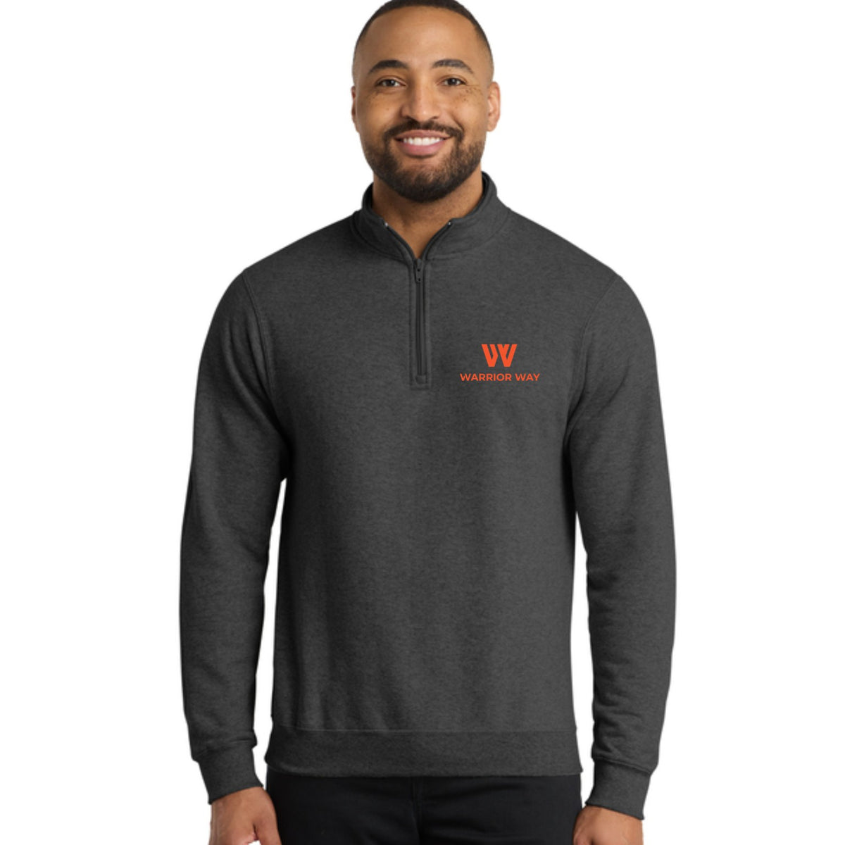 Warrior Way Quarter-Zip Pullover mockup