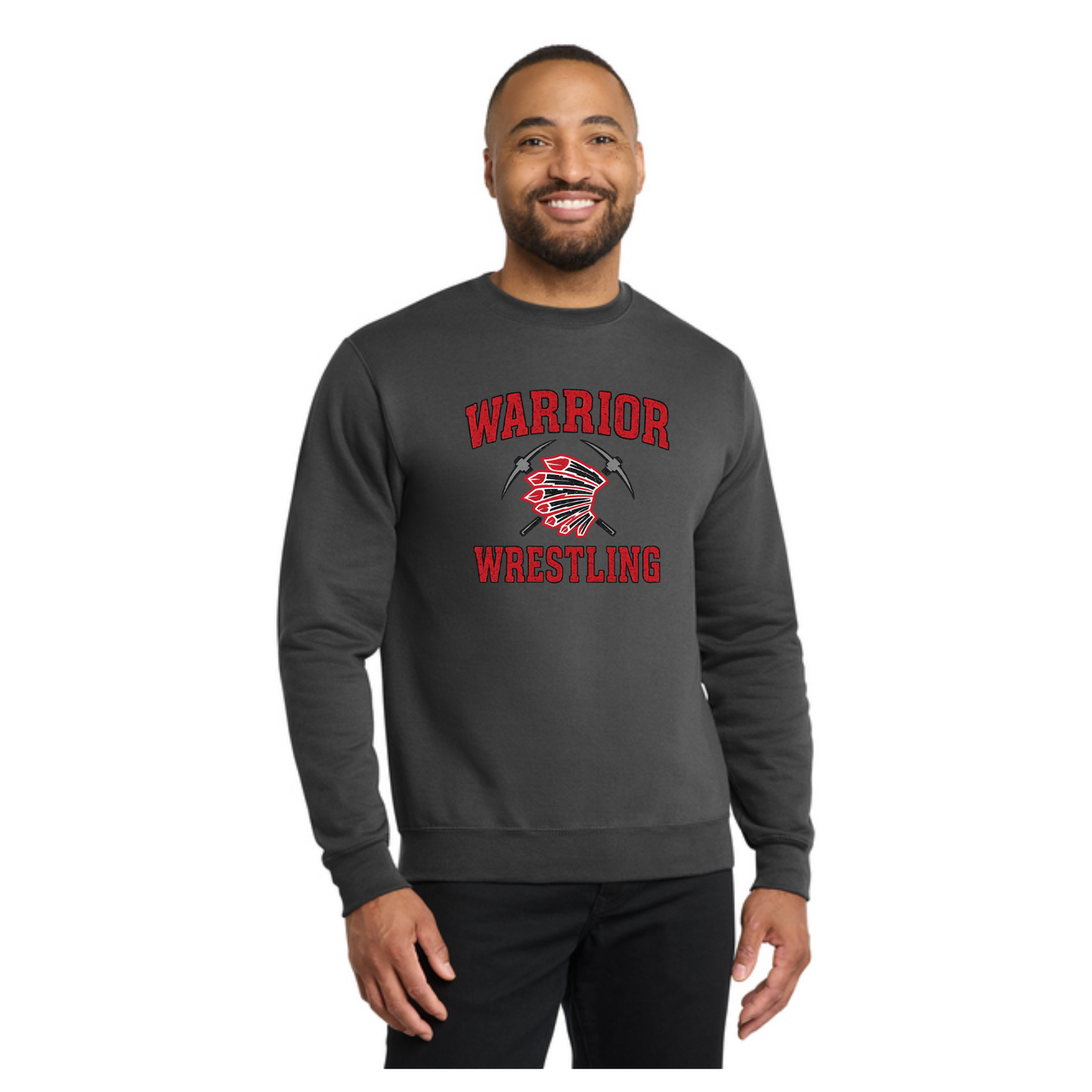 Warriors Wrestling Crew Neck Sweatshirt Adult