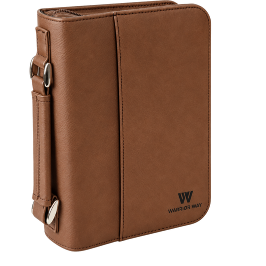 Warrior Way Engraved Leatherette Bible Cover