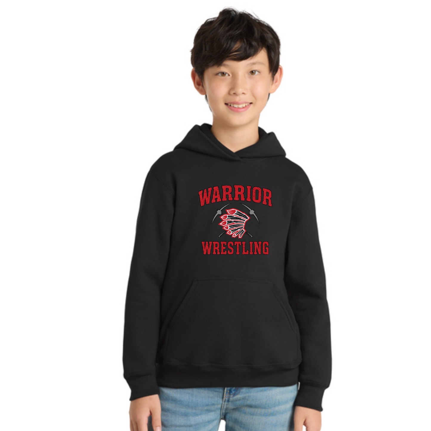Warriors Wrestling hoodie Youth