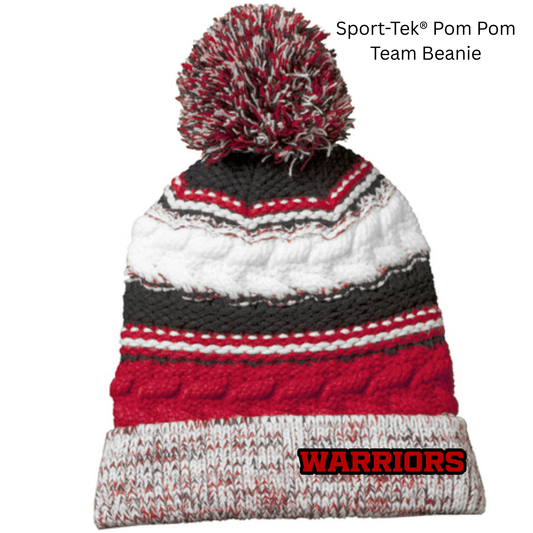 Warriors POM POM Winter Hat