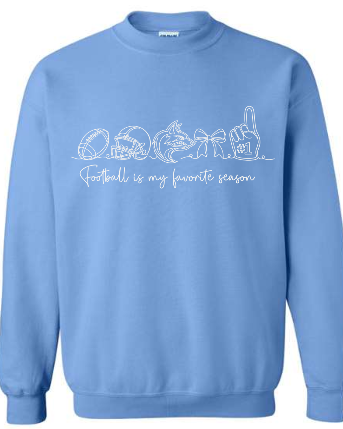 Coyotes Football is my favorite season Crewneck Sweatshirt