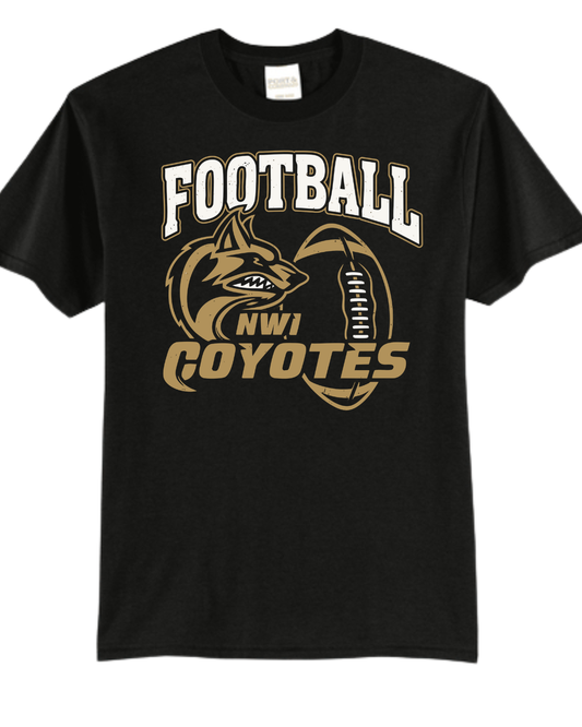 NWI Coyotes Gridiron Crest Tee
