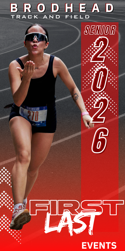 Brodhead Track and Field Senior Banner 2026