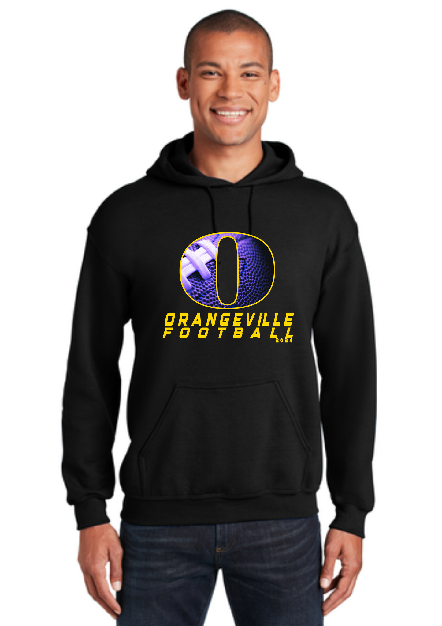 2024 Orangeville Bronco Football team shirt