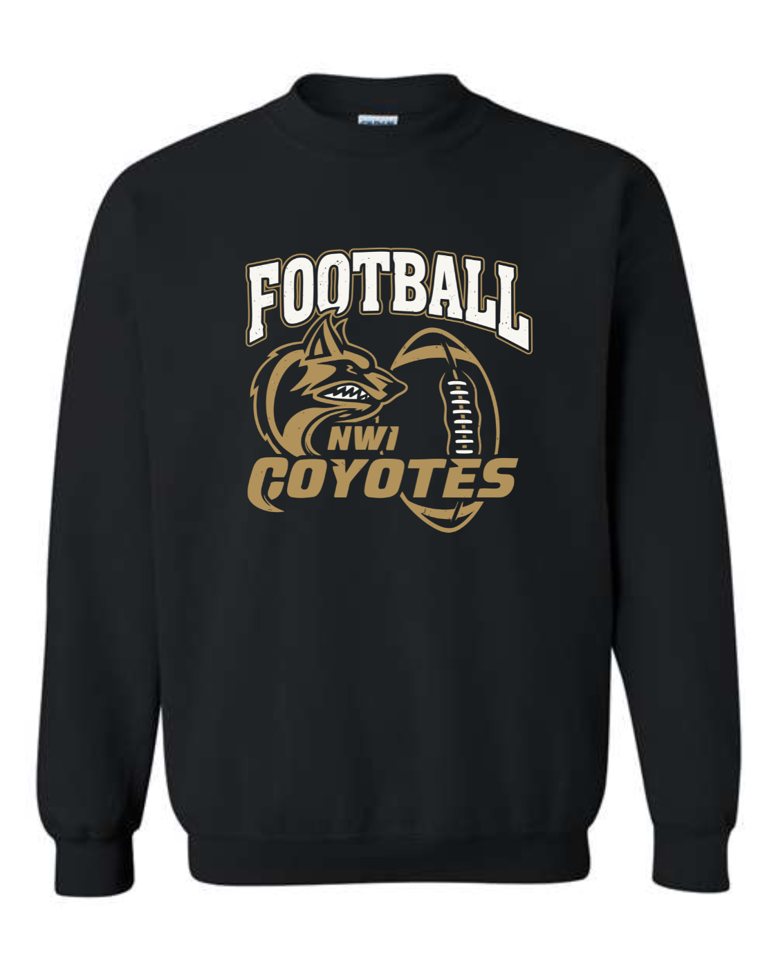 NWI Coyotes Gridiron Crest Sweatshirt