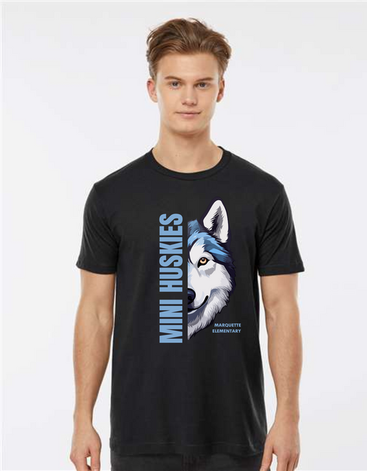 Mini Huskies Tshirt- Half Face