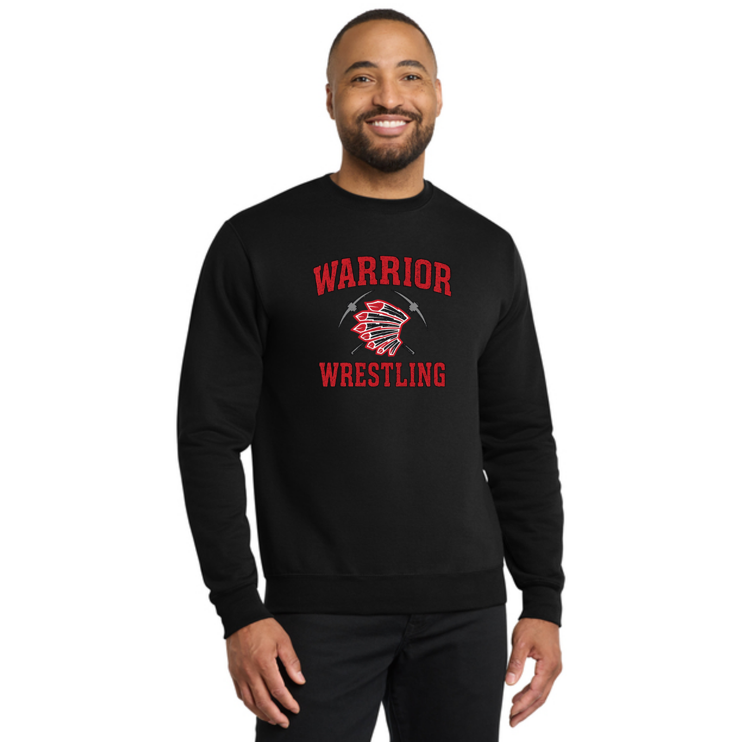 Warriors Wrestling Crew Neck Sweatshirt Adult