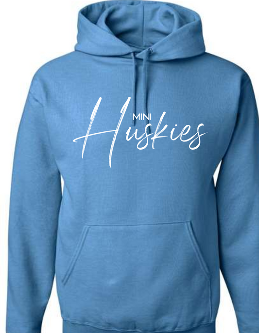 Mini Huskies- Cursive Hoodie