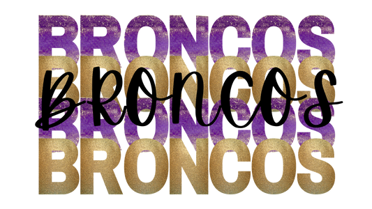 ORANGEVILLE BRONCOS, Stacked Broncos
