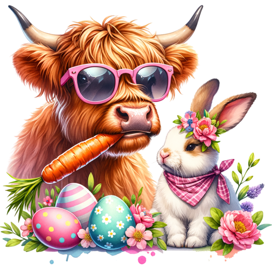 Highland Cow Easter