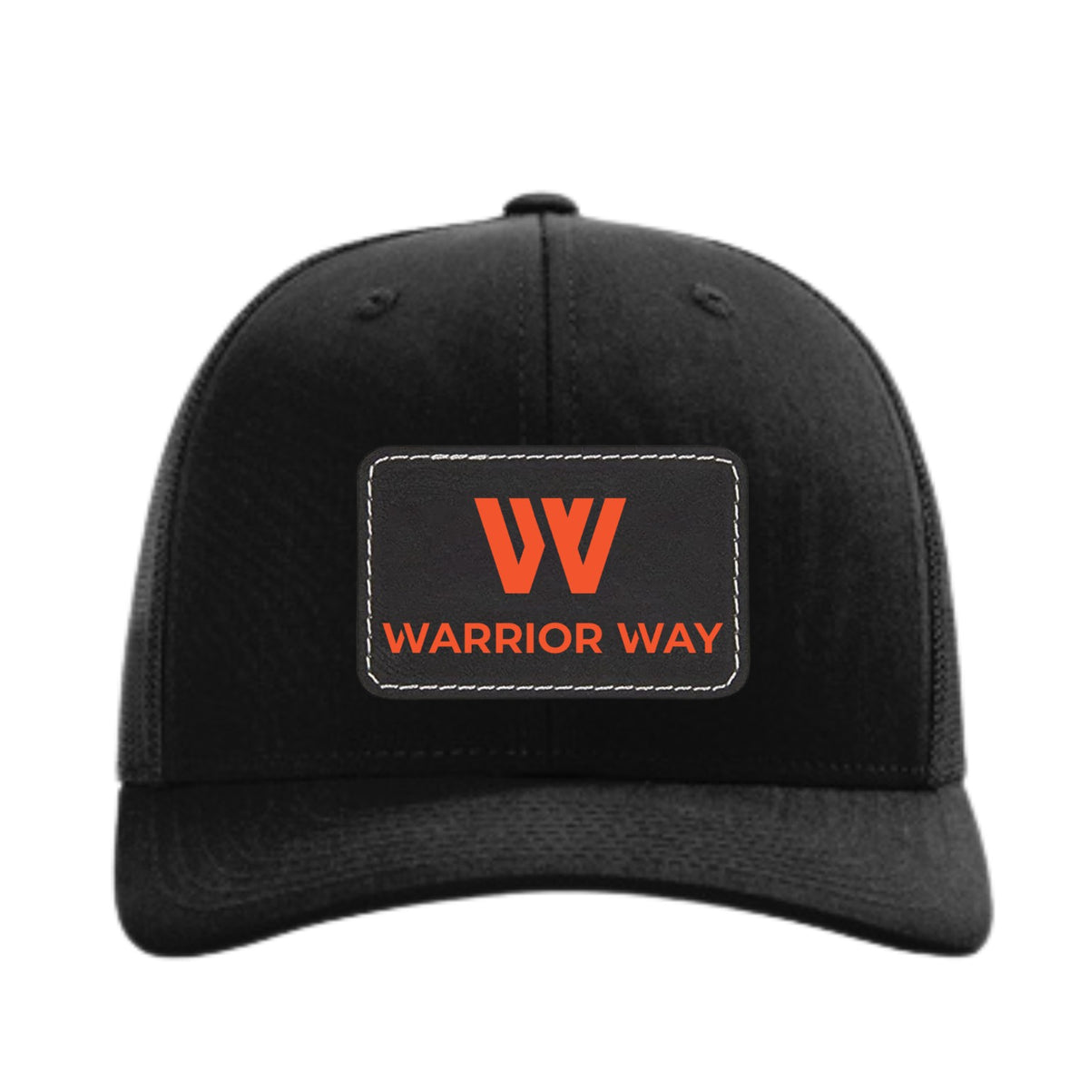 Warrior Way Patch Trucker Hat mockup