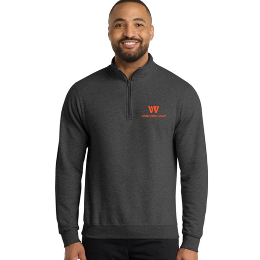 Warrior Way Quarter-Zip Pullover mockup