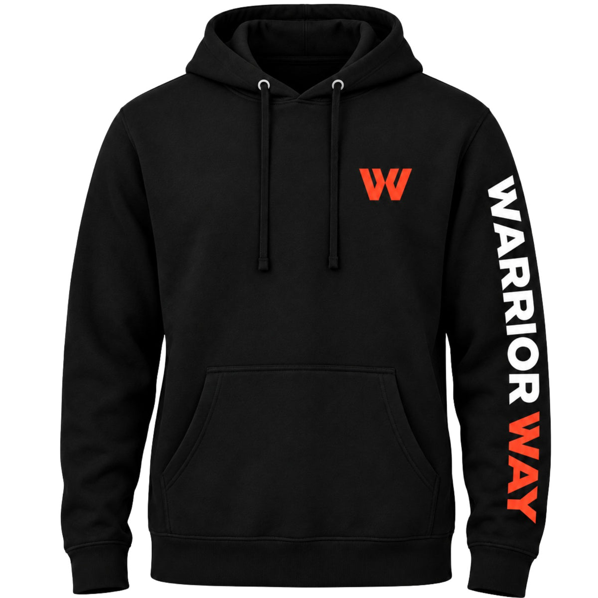 Warrior Way Sleeve Print Hoodie mockup